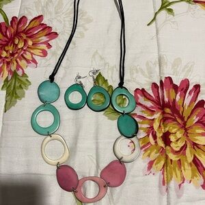 Tagua Nut Necklace Set
